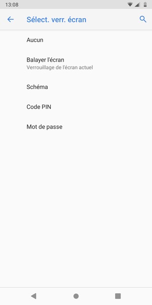 Sélectionnez Schéma