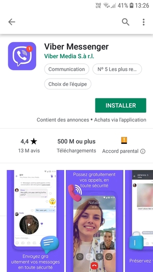 Sélectionnez INSTALLER