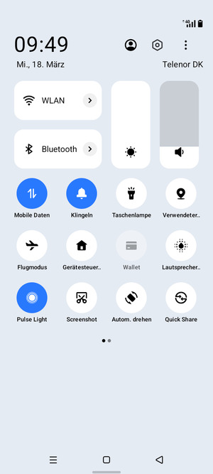 Schalten Sie Automatisch Helligkeit ein