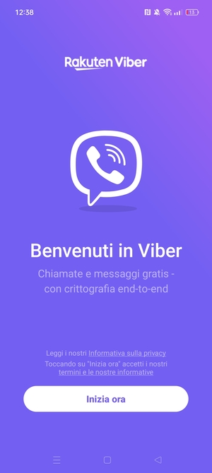 L'app è pronta per l'uso