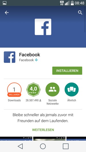 Wählen Sie INSTALLIEREN