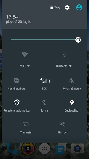 Disattiva Geolocalizz.