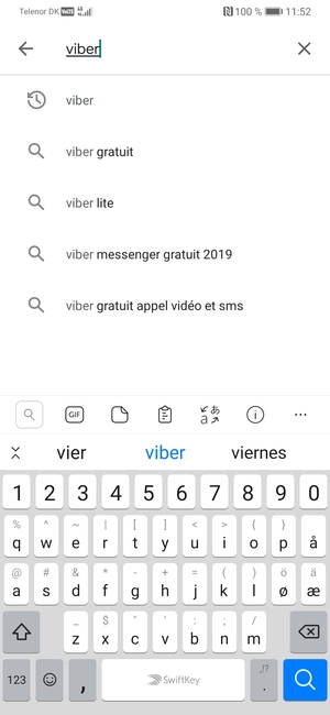 Saisissez le nom de l'appli et sélectionnez Rechercher