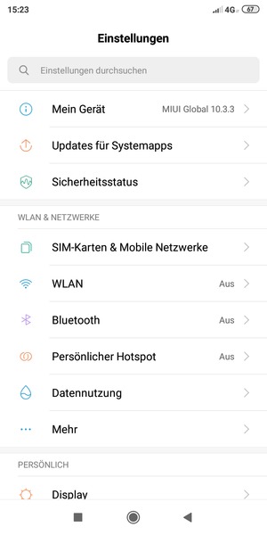 Wählen Sie SIM-Karten & Mobile Netzwerke