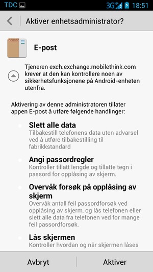 Velg Aktiver