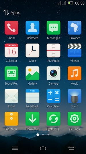 Select Settings