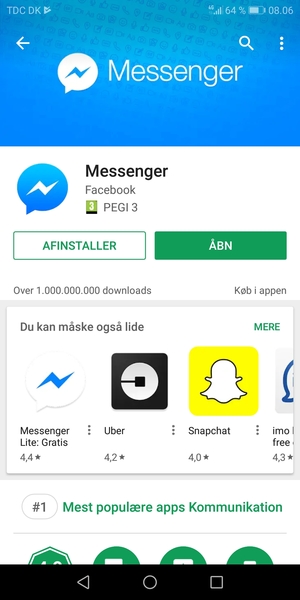 Vælg ÅBN