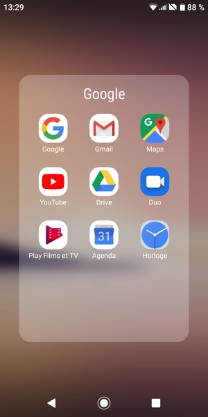 Sélectionnez Gmail