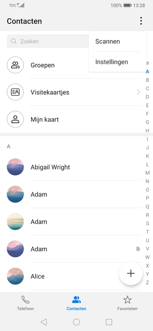 Selecteer Instellingen