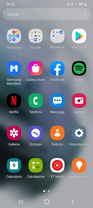 Seleziona Impostazioni