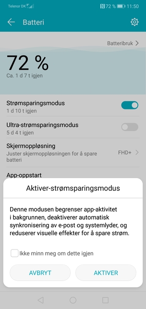 Velg AKTIVER