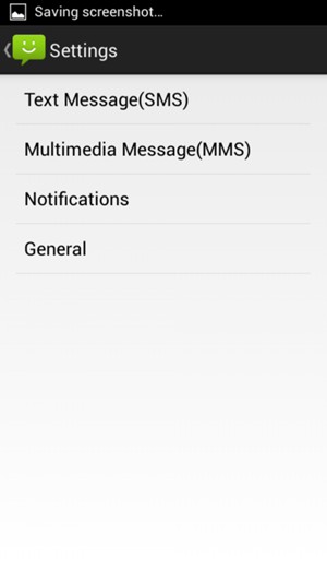 Select Text Message(SMS)