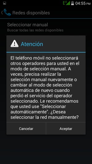 Seleccione Aceptar