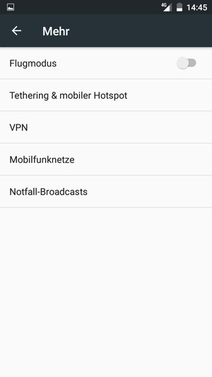 Wählen Sie Mobilfunknetze