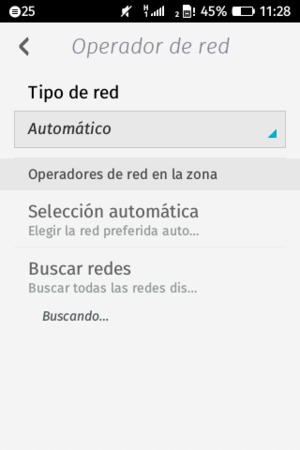 Espere a que la búsqueda termine