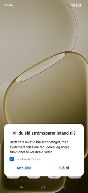 Vælg Slå til