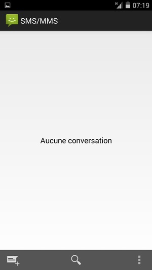 Sélectionnez le bouton du Menu