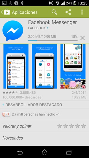 Espere a que el proceso de instalación finalice