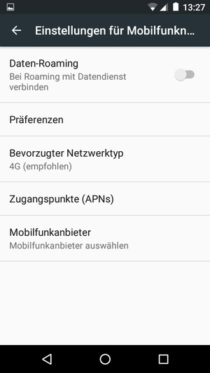 Wählen Sie Zugangspunkte (APNs)