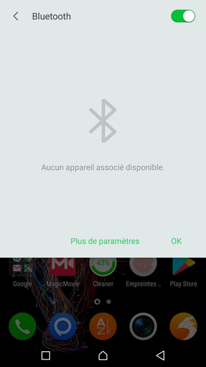 Désactiver le Bluetooth