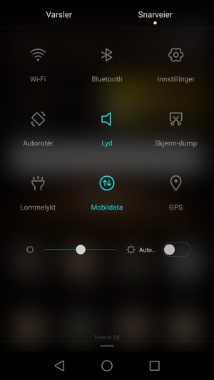 Slå på Auto...