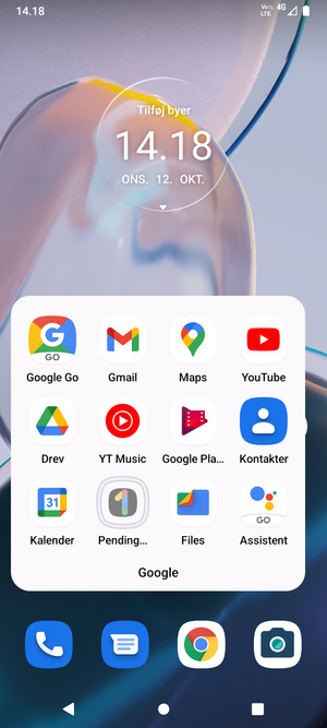 Vælg Gmail