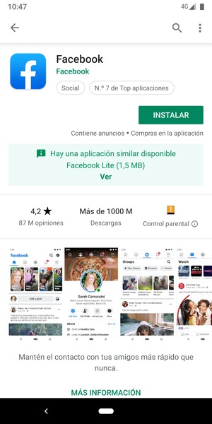 Seleccione INSTALAR