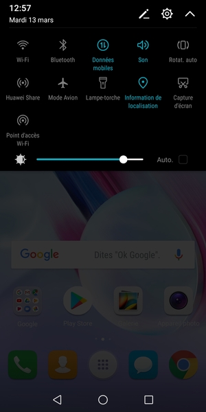 Désactiver le Information de localisation
