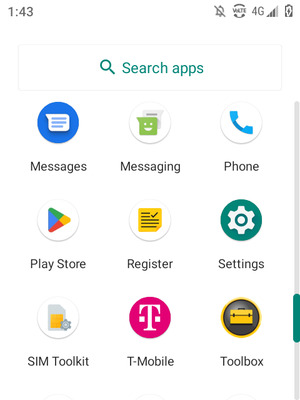 Scroll to and select Settings