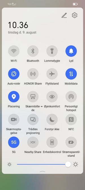 Slå Placering fra