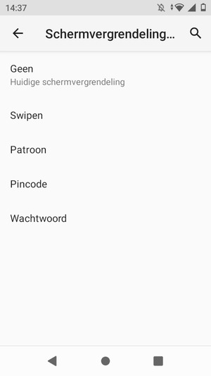 Selecteer Patroon