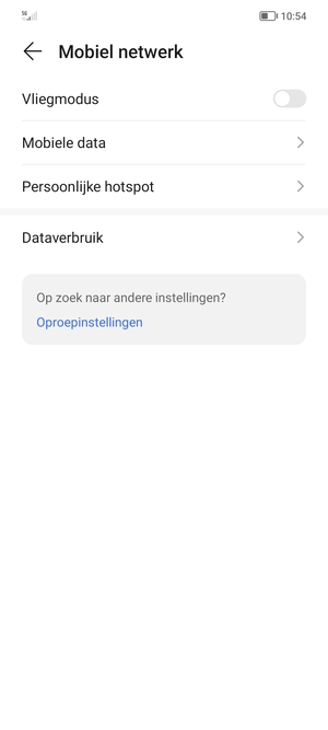 Selecteer Persoonlijke hotspot