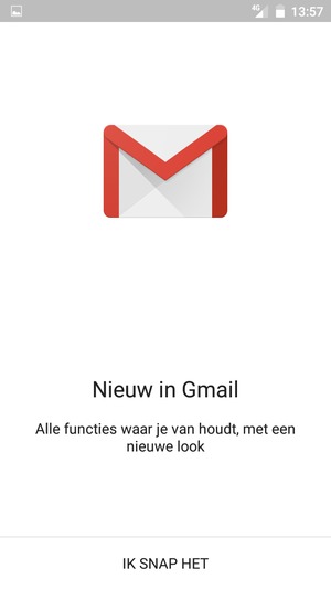 Selecteer IK SNAP HET