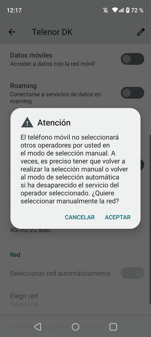 Seleccione ACEPTAR