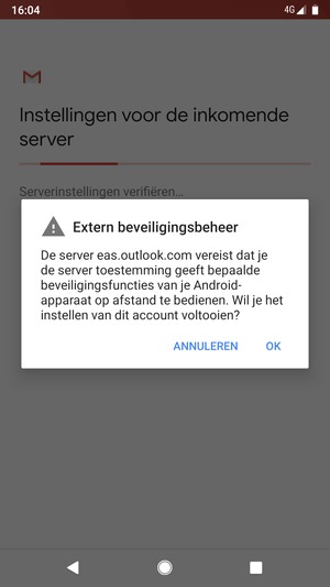 Selecteer OK