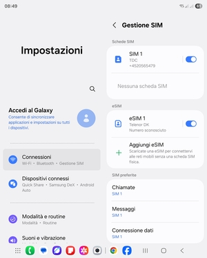 La tua eSIM è ora attivata