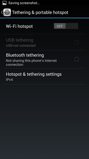 Select Wi-Fi hotspot