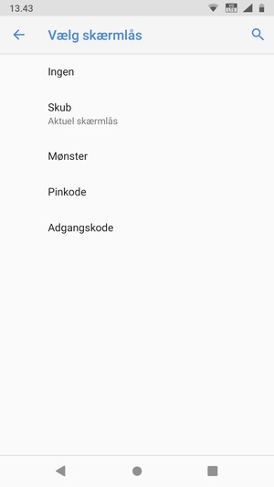 Vælg Mønster