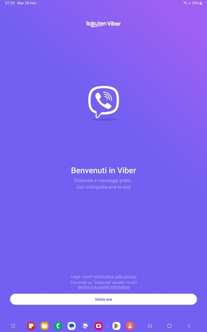 L'app è pronta per l'uso