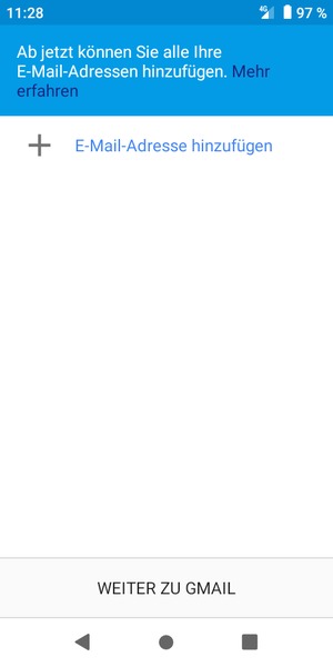 Wählen Sie E-Mail-Adresse hinzufügen
