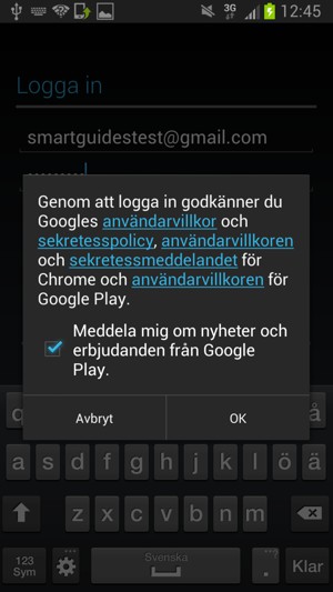 Välj OK