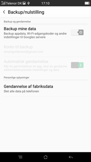 Aktiver Backup mine data