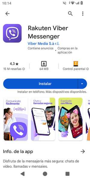 Seleccione Instalar