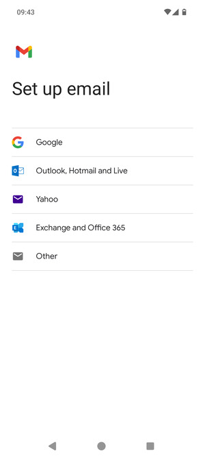 Select Outlook, Hotmail and Live
