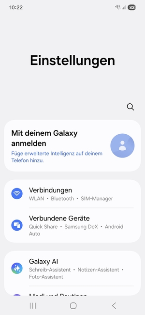Wählen Sie Verbindungen