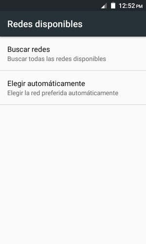 Seleccione Buscar redes