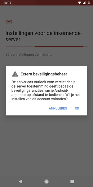 Selecteer OK
