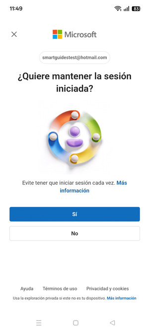 Seleccione la opción deseada
