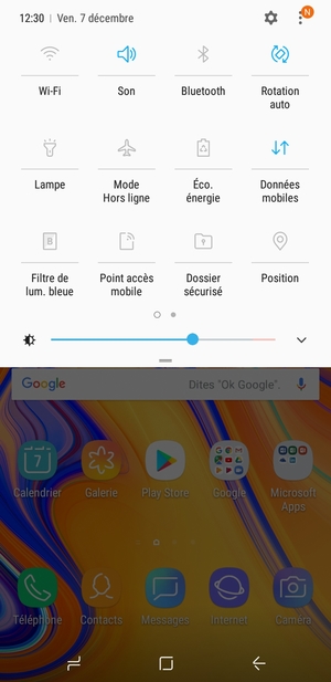 Sélectionnez Éco. énergie