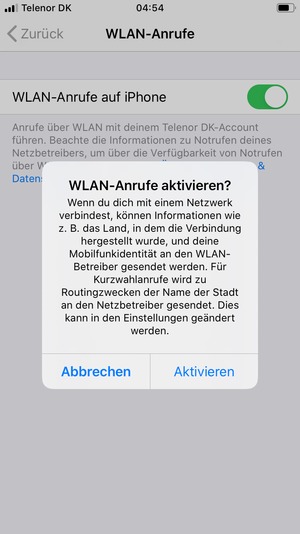 Wählen Sie Aktivieren